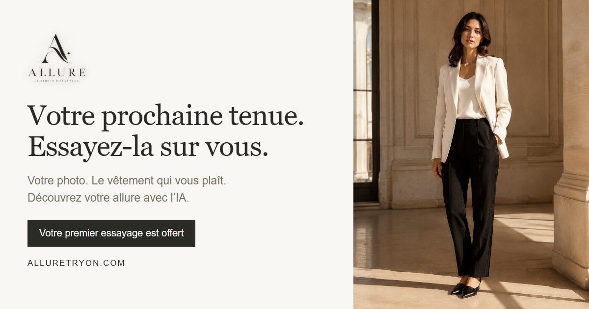 ALLURE, studio d’essayage virtuel par intelligence artificielle